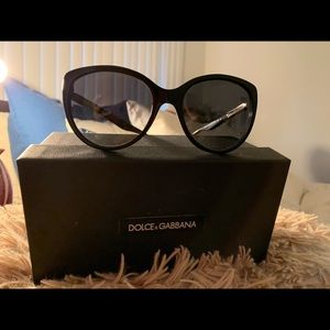 Authentic Dolce & Gabbana Cat eye sunglasses set